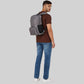 Men Solid Backpack