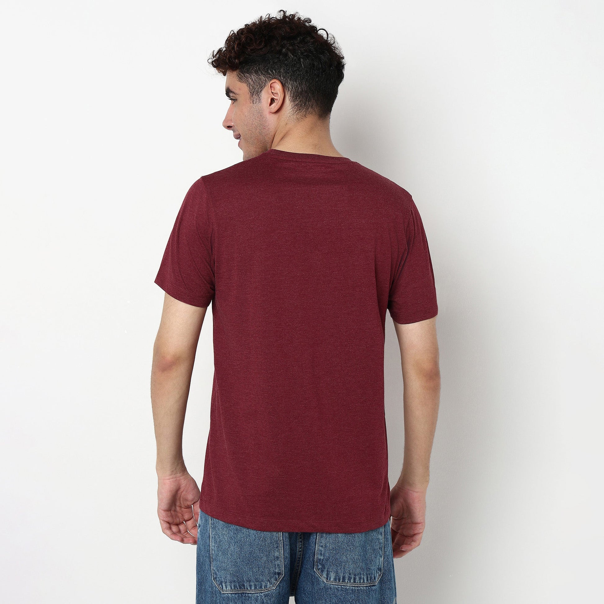 Regular Fit Solid T-Shirt