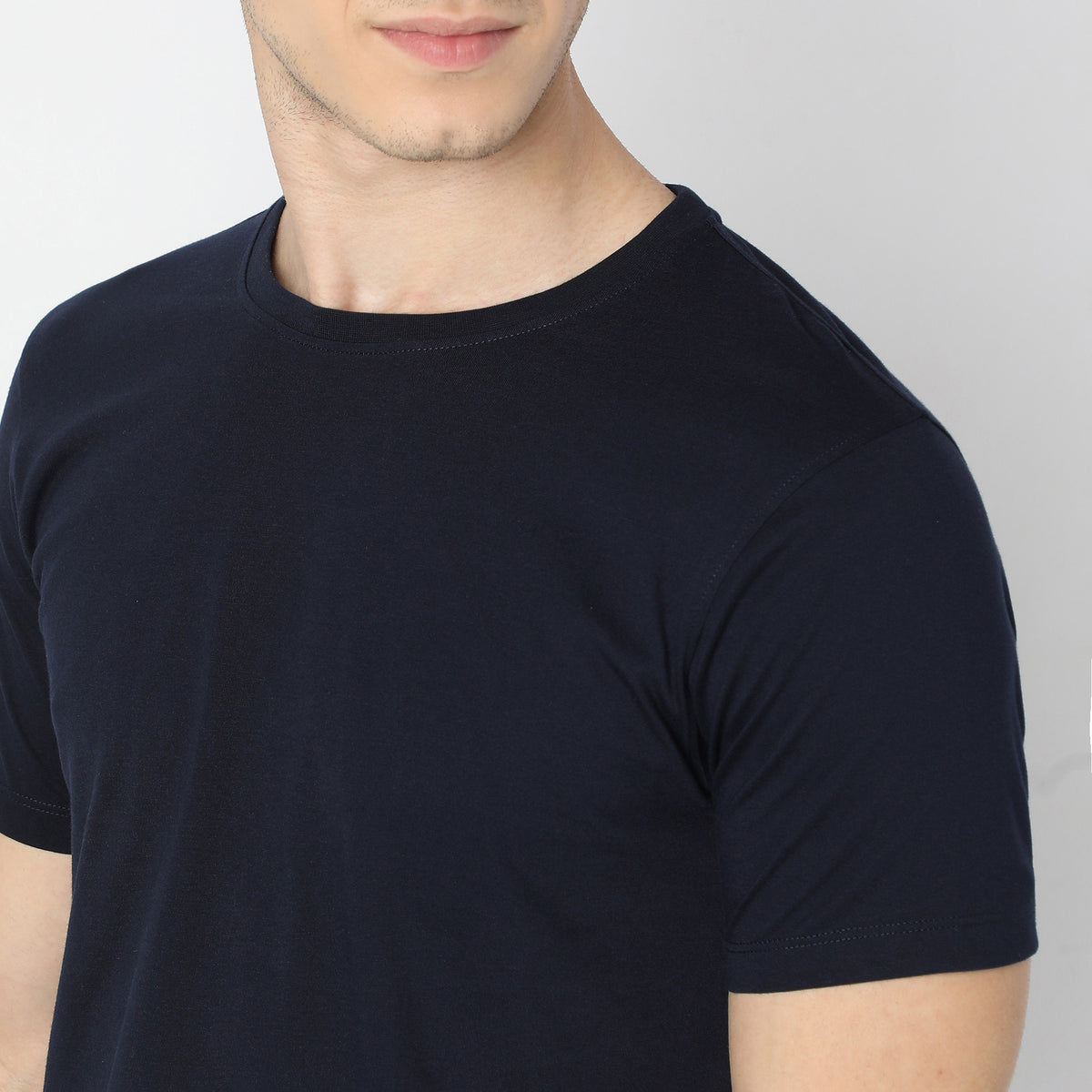 Regular Fit Solid T-Shirt