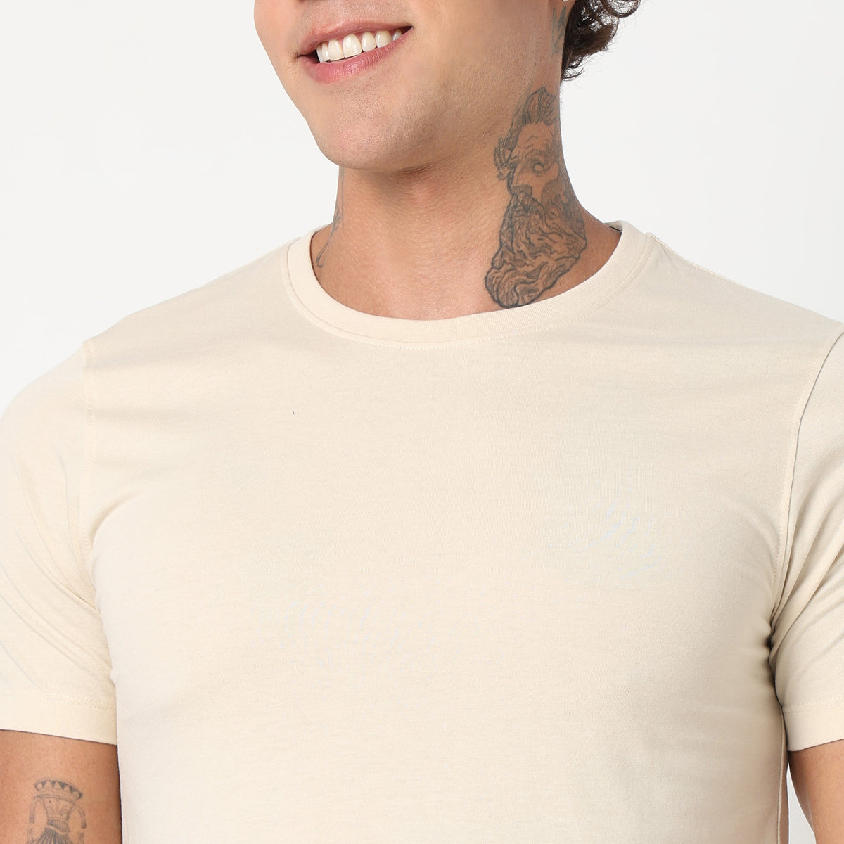 Regular Fit Solid T-Shirt