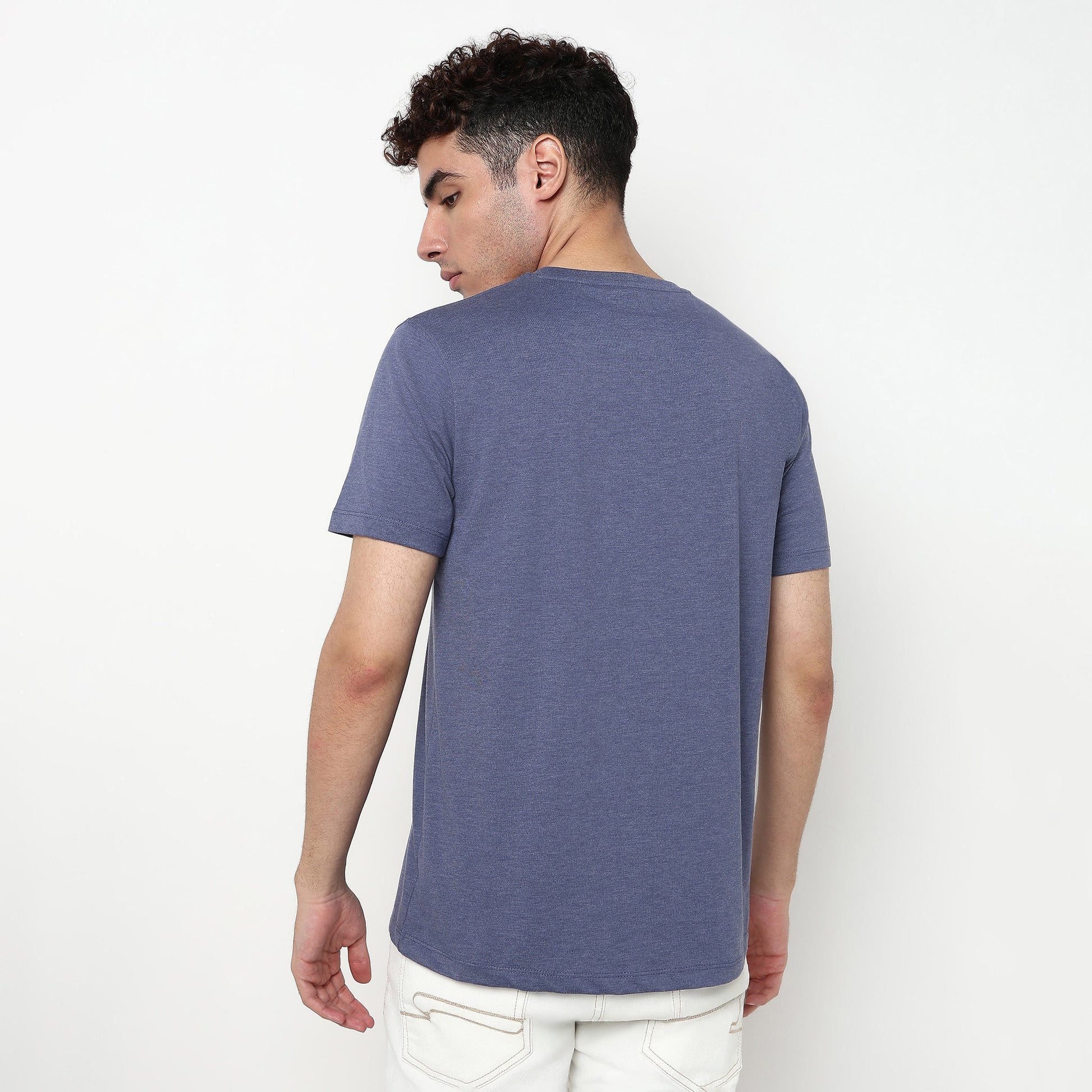 Regular Fit Solid T-Shirt