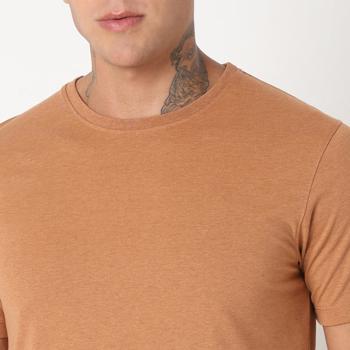 Regular Fit Solid T-Shirt