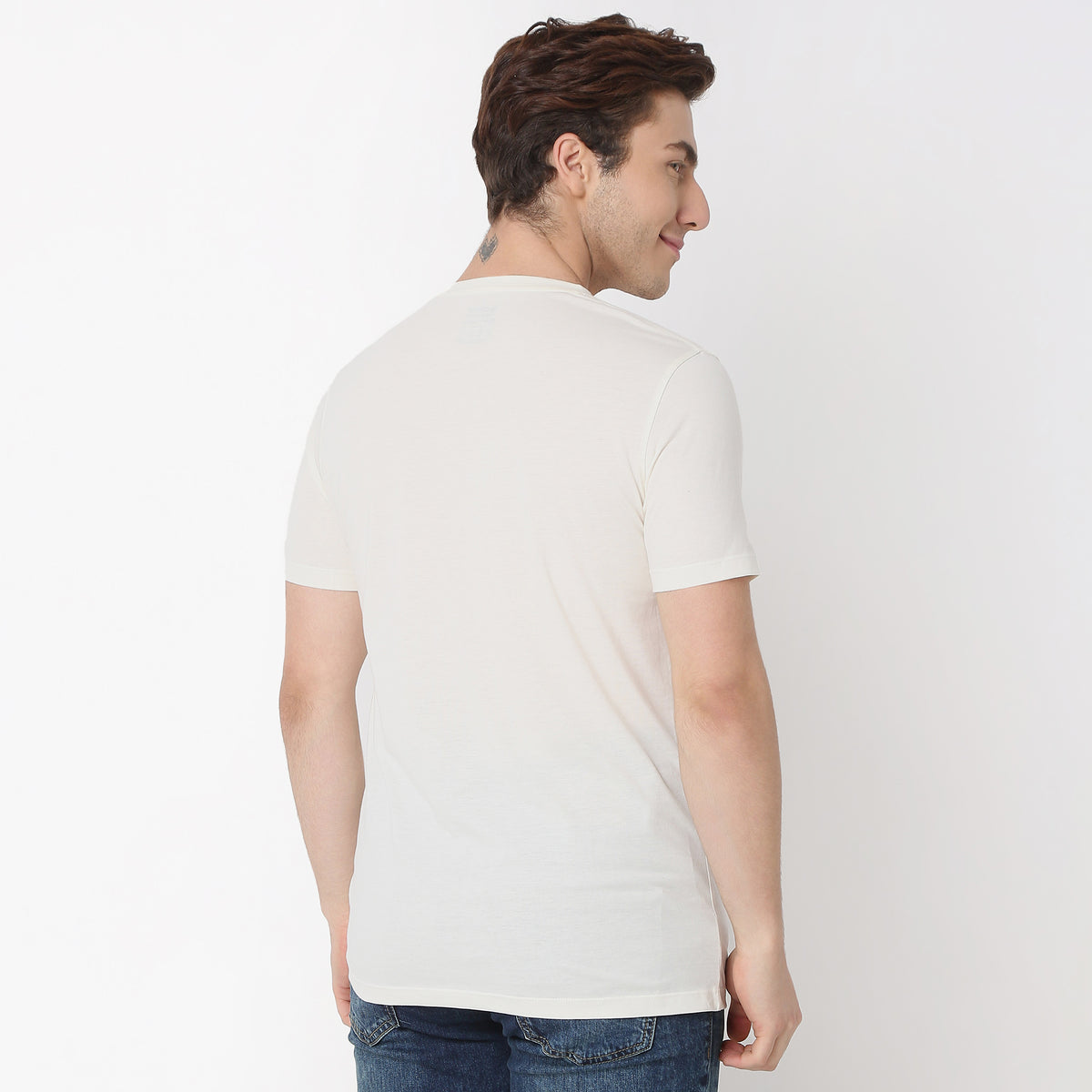 Regular Fit Solid T-Shirt