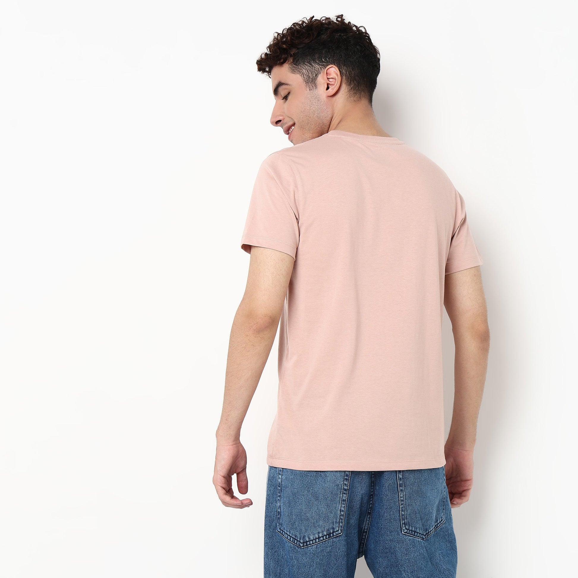 Regular Fit Solid T-Shirt