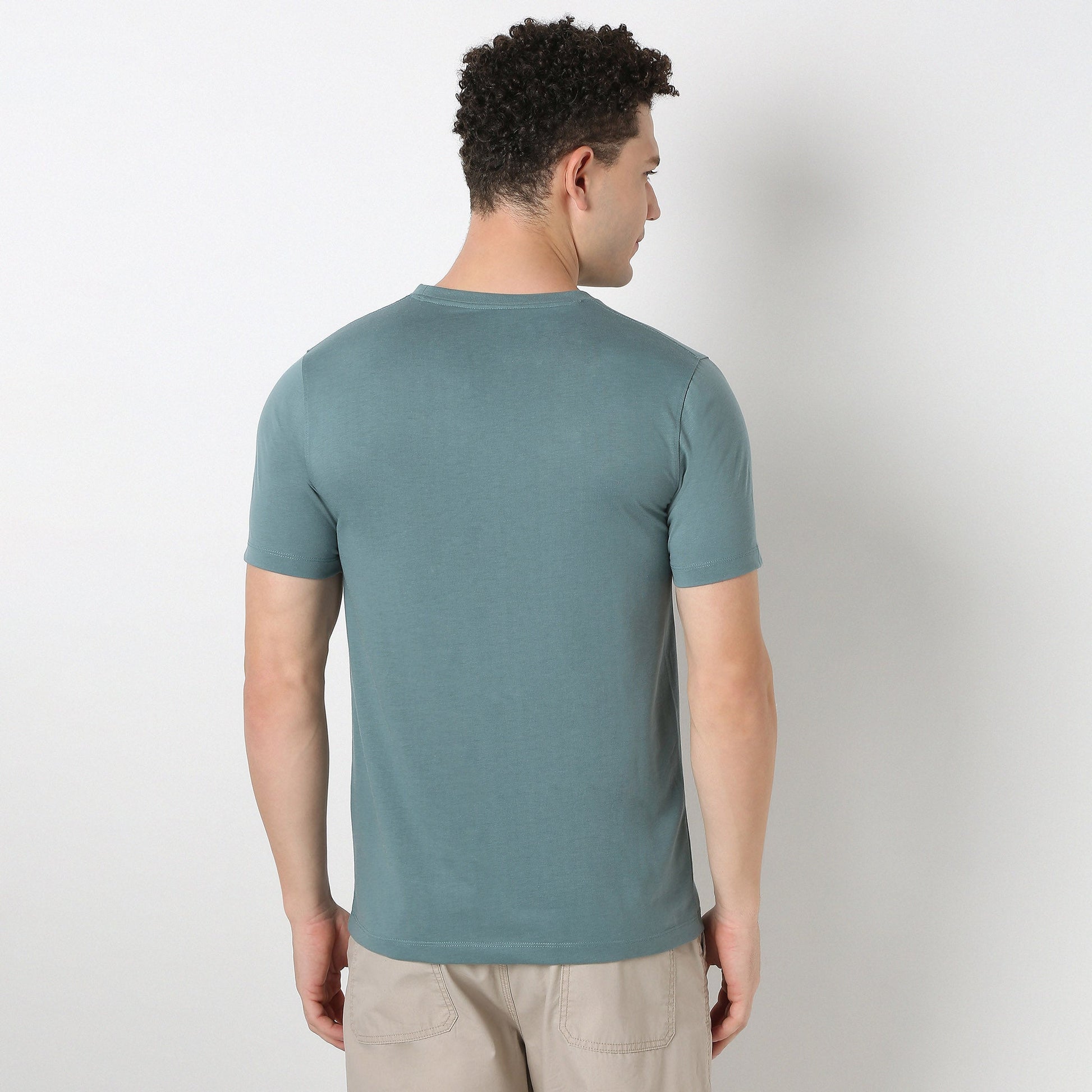 Regular Fit Solid T-Shirt