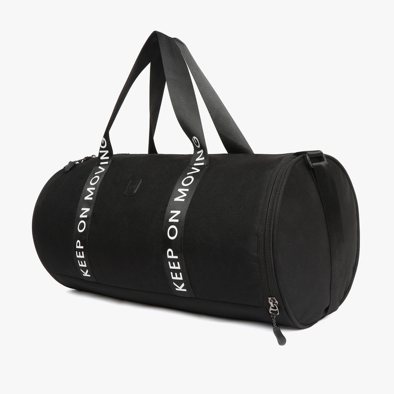 Men Solid Gym Bag