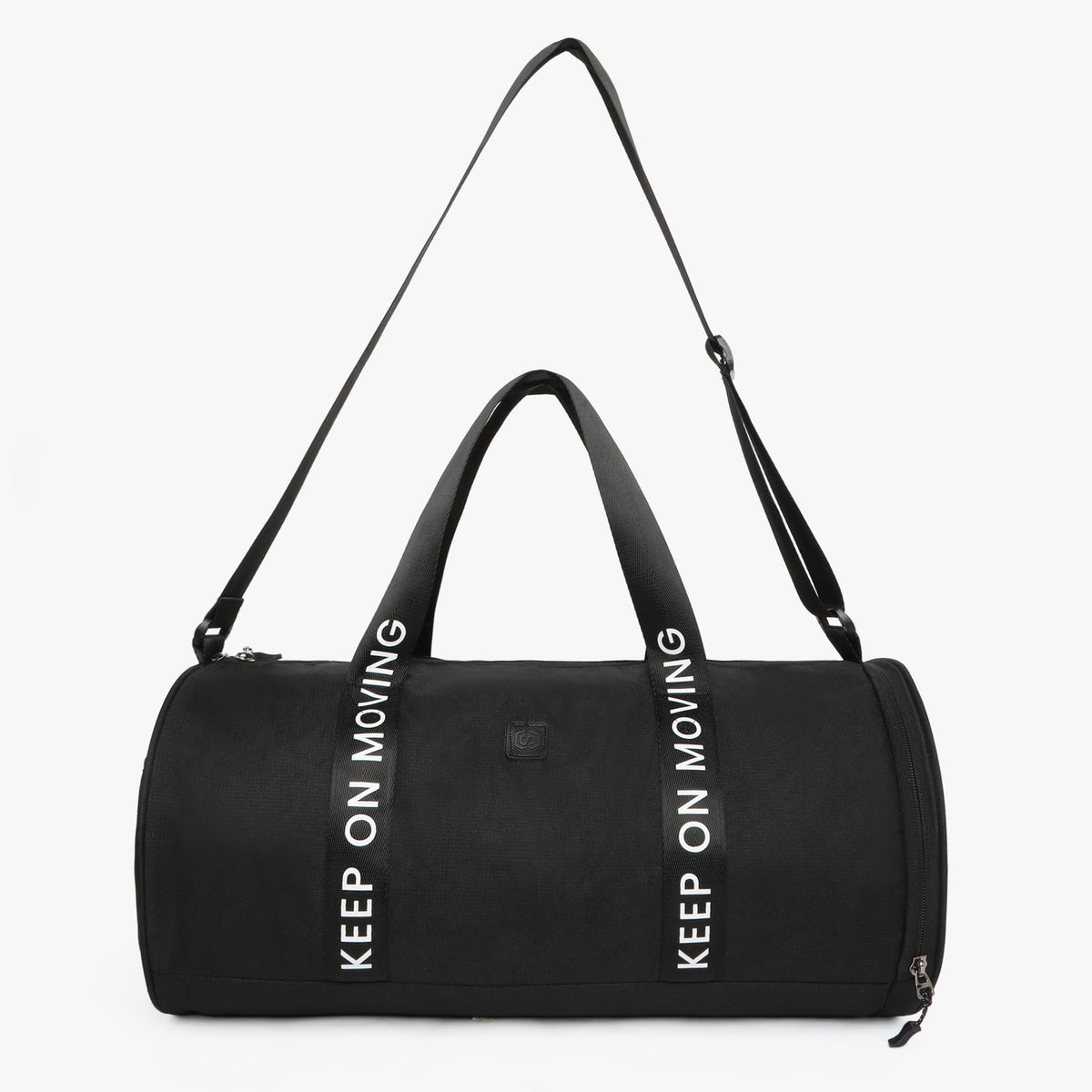 Men Solid Gym Bag