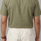 Solid Mid Rise Cargo Shorts