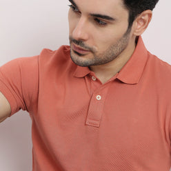 Regular Fit Solid Polo T-Shirt
