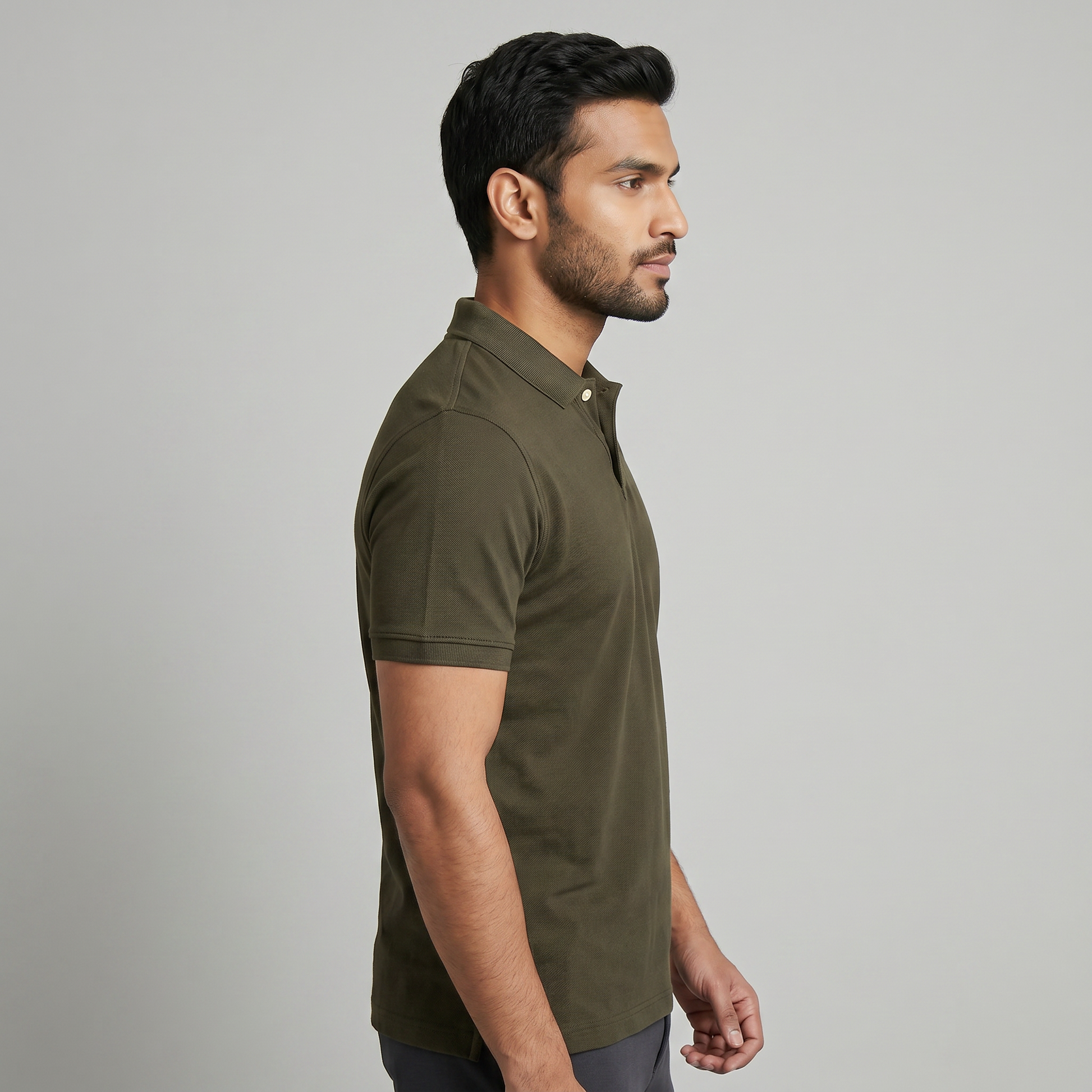 Regular Fit Solid Polo T-Shirt