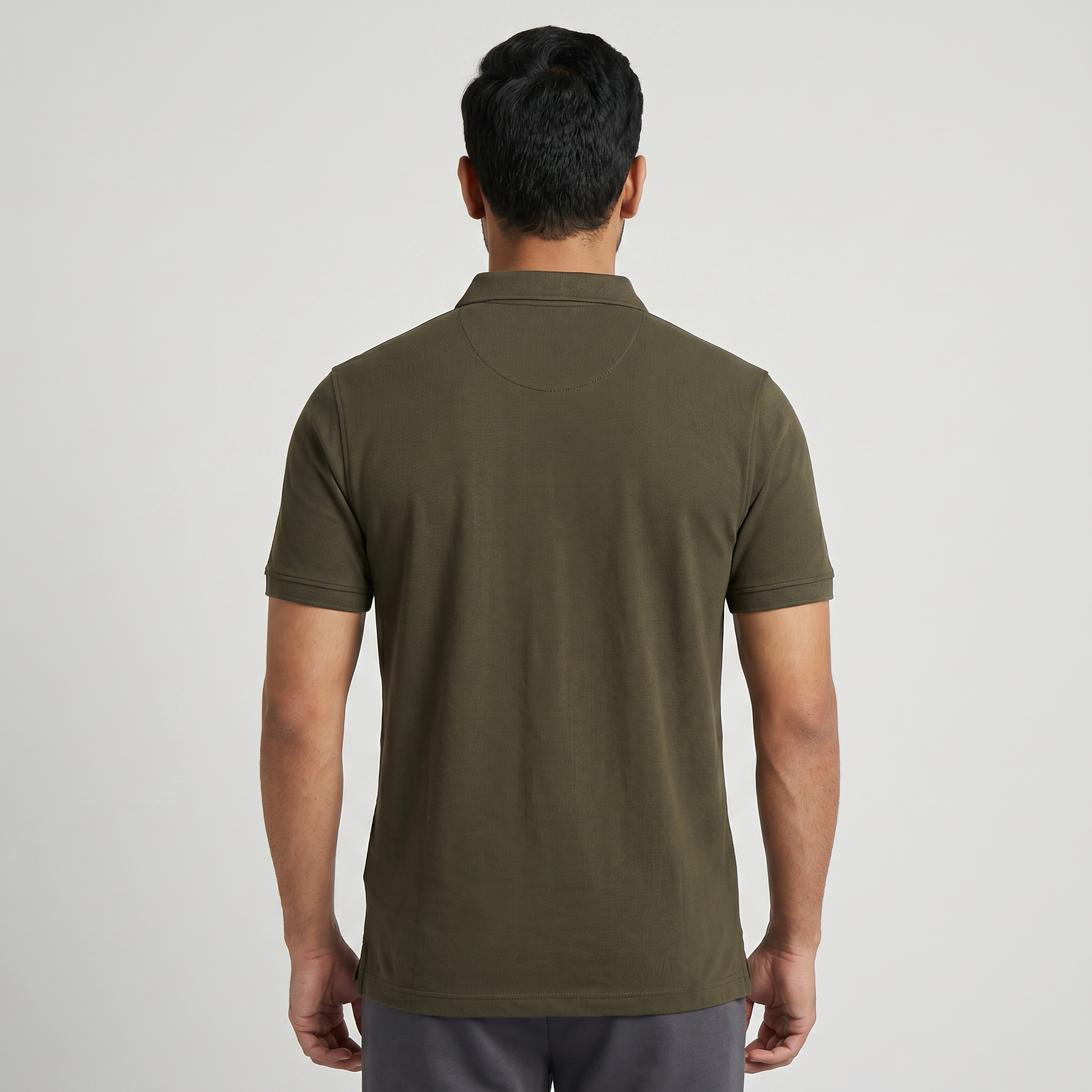 Regular Fit Solid Polo T-Shirt