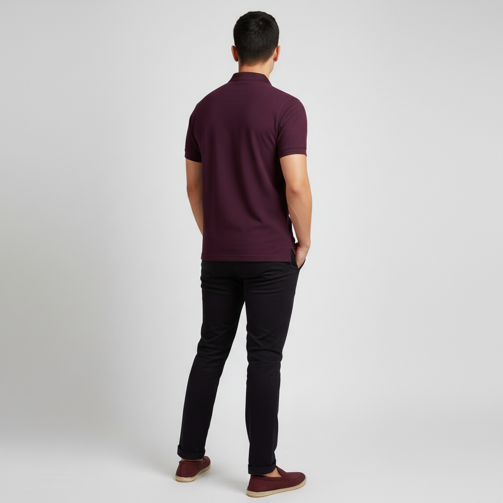 Regular Fit Solid Polo T-Shirt