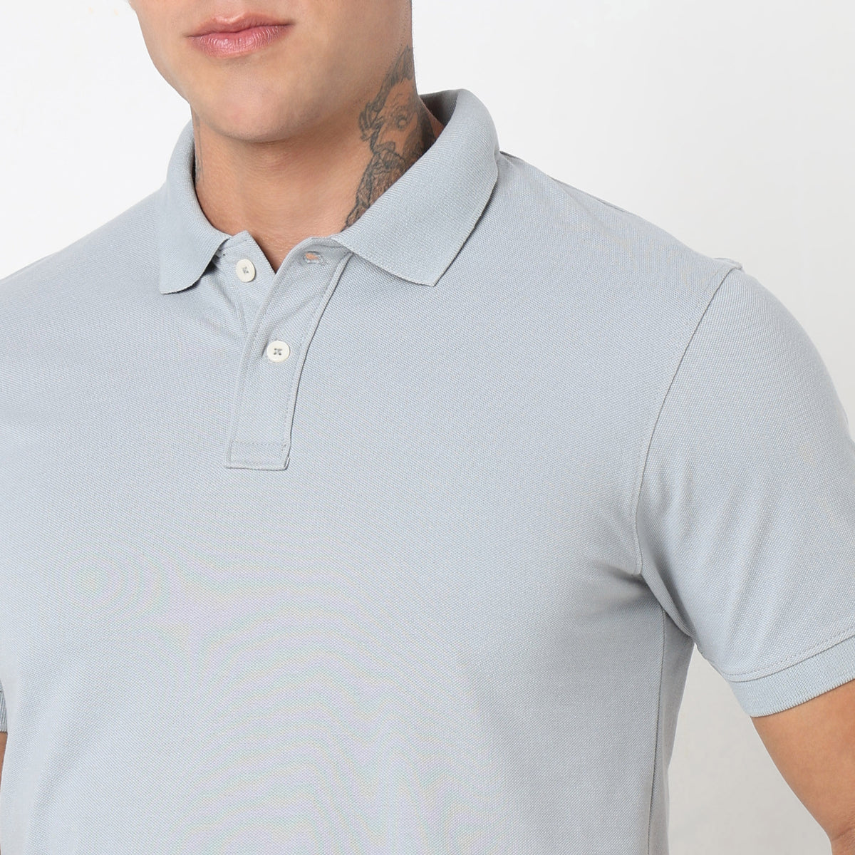 Regular Fit Solid Polo T-shirt