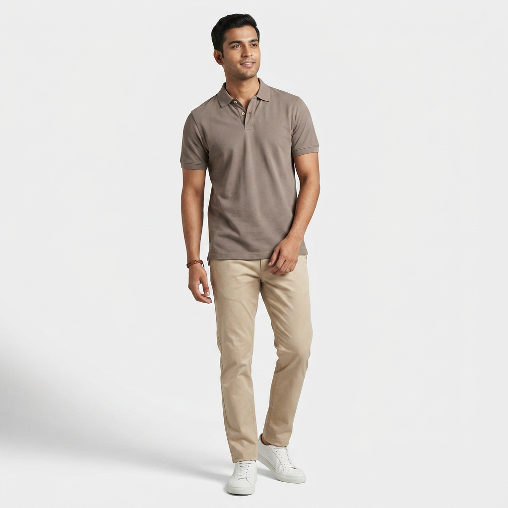Regular Fit Solid Polo T-Shirt