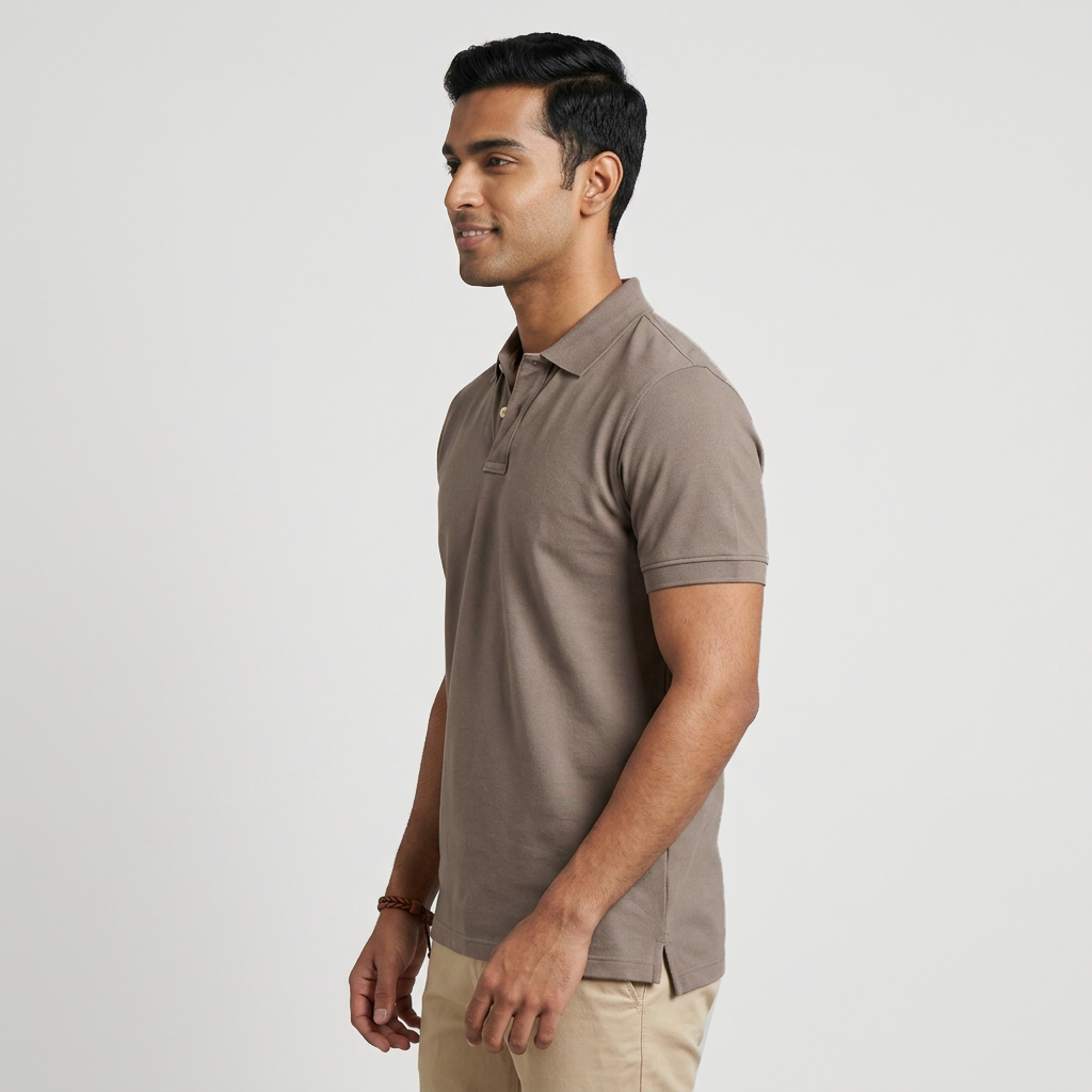 Regular Fit Solid Polo T-Shirt