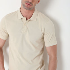 Regular Fit Solid Polo T-Shirt