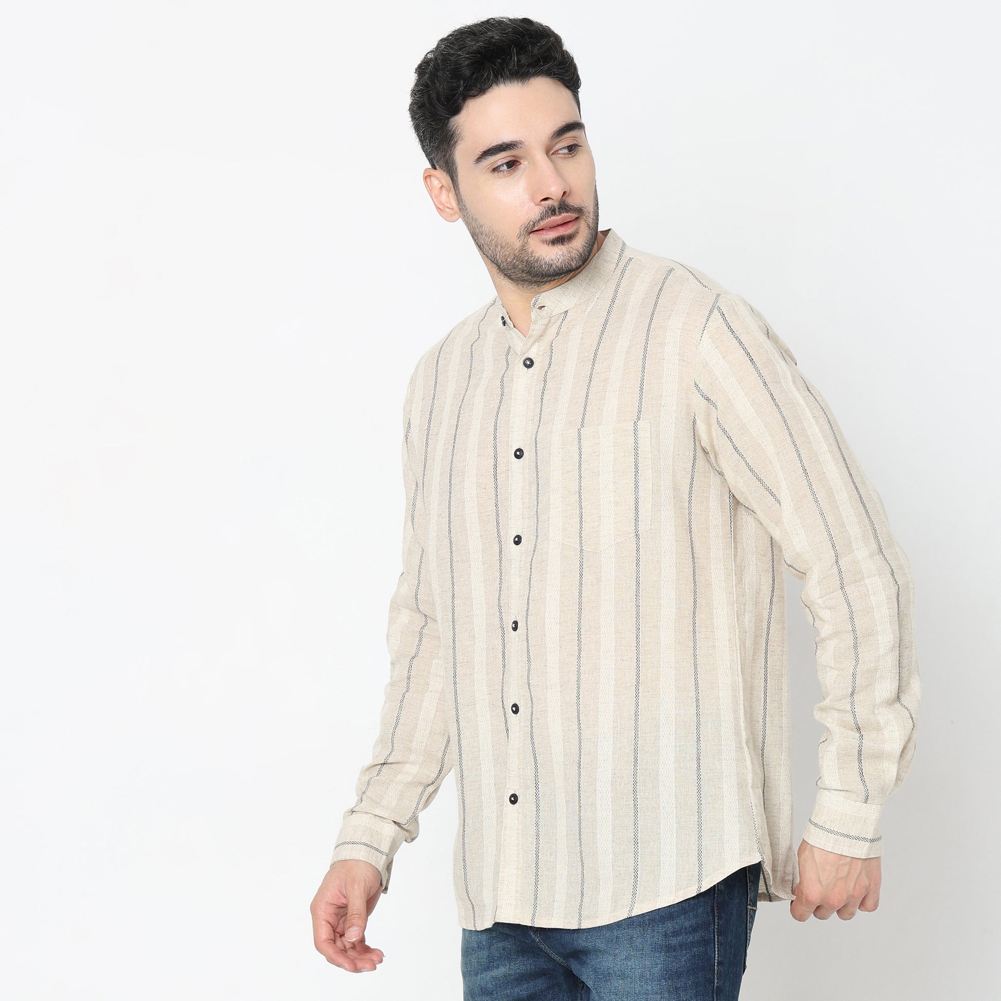 Regular Fit Striped Shirt