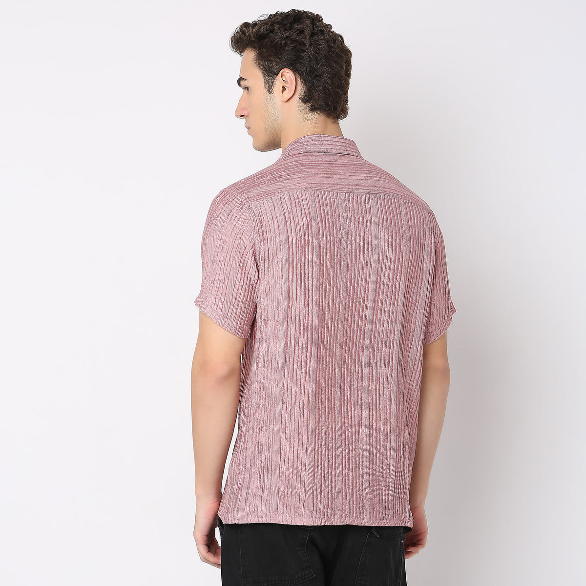 Regular Fit Solid Shirt