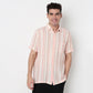 Buy Men Regular Fit Striped Half Sleeve Shirt  - Style Union