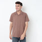 Camp Collar Cuban Solid Half Sleeve Shirt