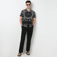 Relaxed Fit Cuban Block Print Shirt