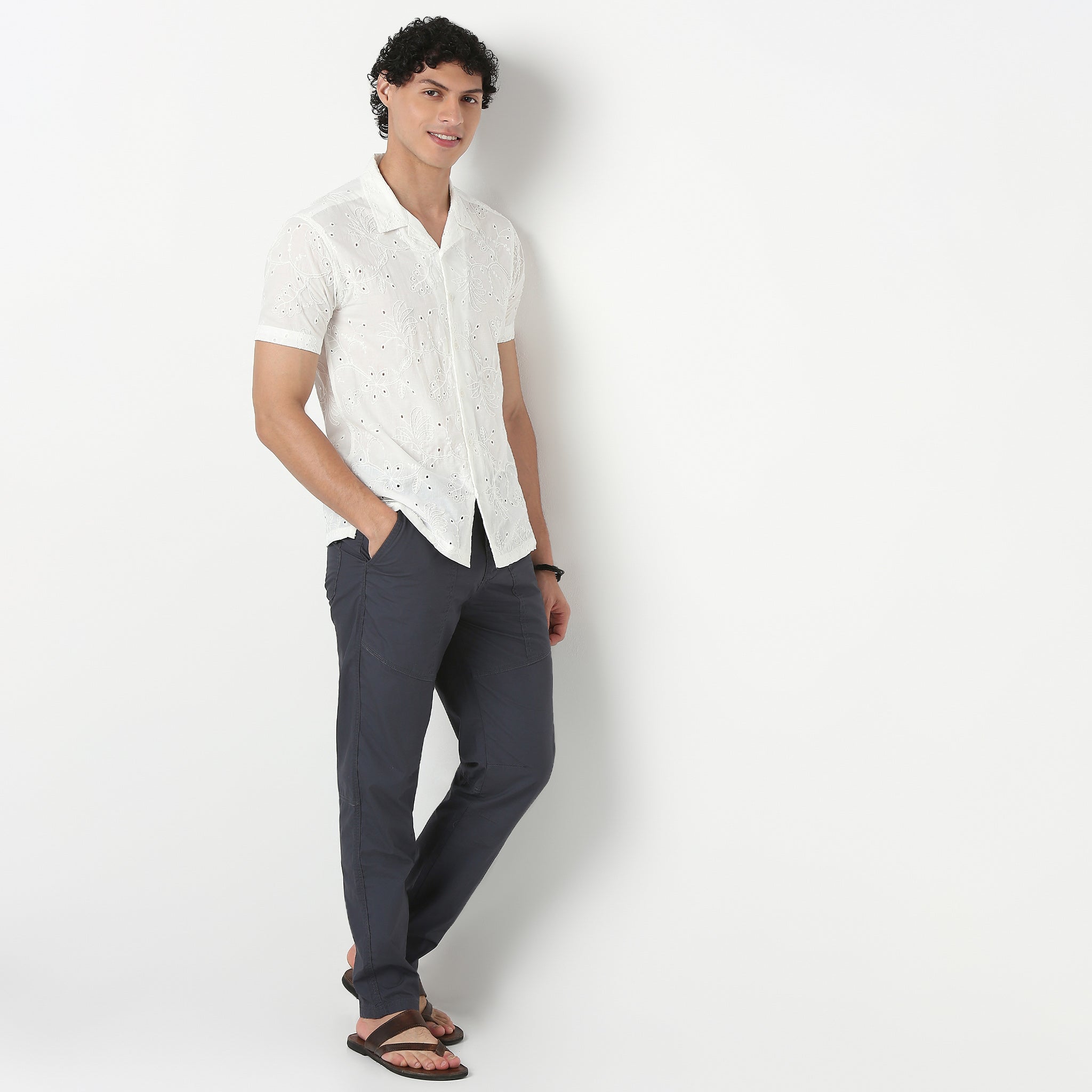 Cuban Schiffli Artistry Shirt 