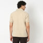 Polo Neck Short Length Jacquard Shirt