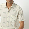 Regular Fit Printed Shirt Collar Shirt