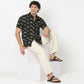 Collar Short Length Printed Shirt