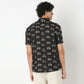Collar Short Length Printed Shirt