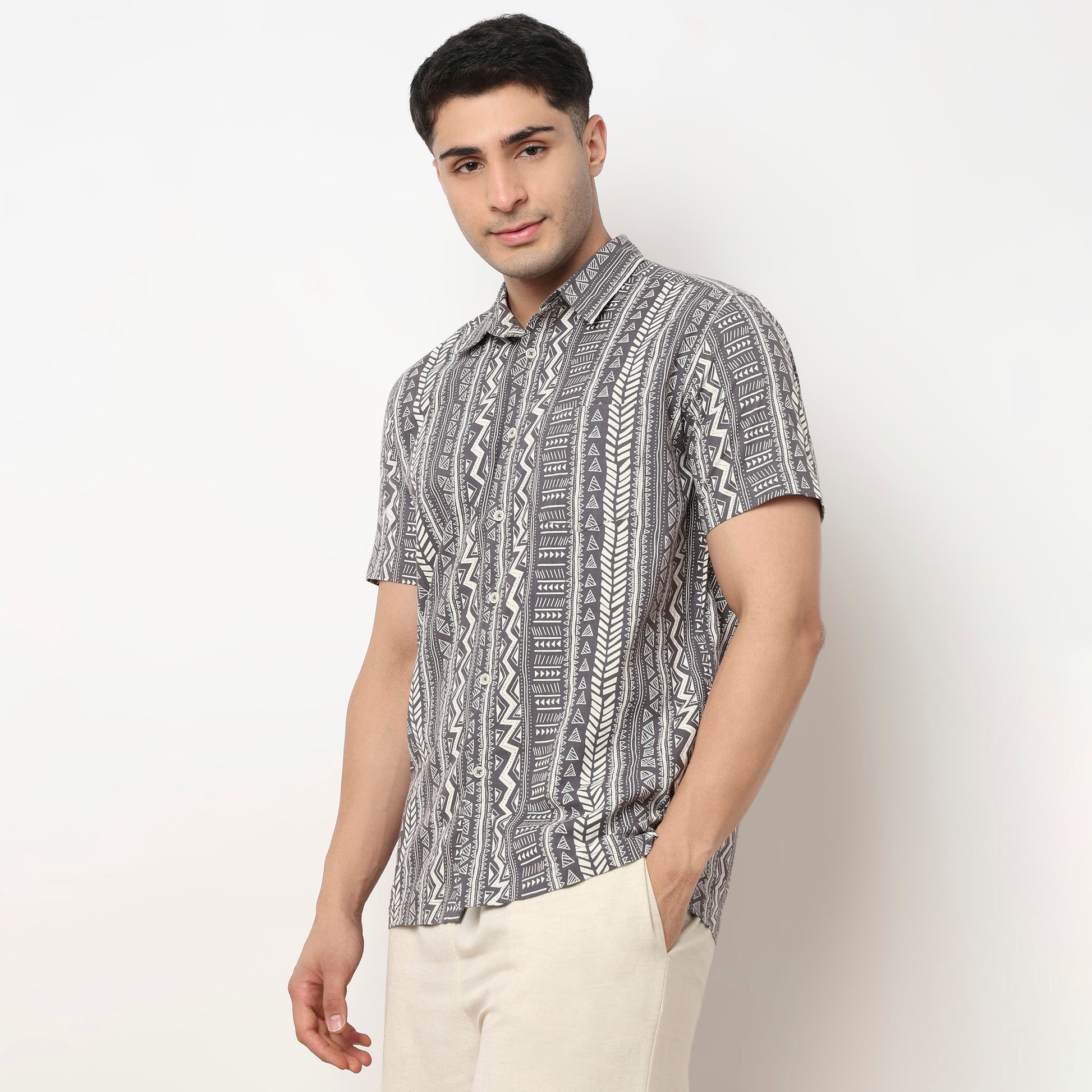 Cotton Printed Shirt