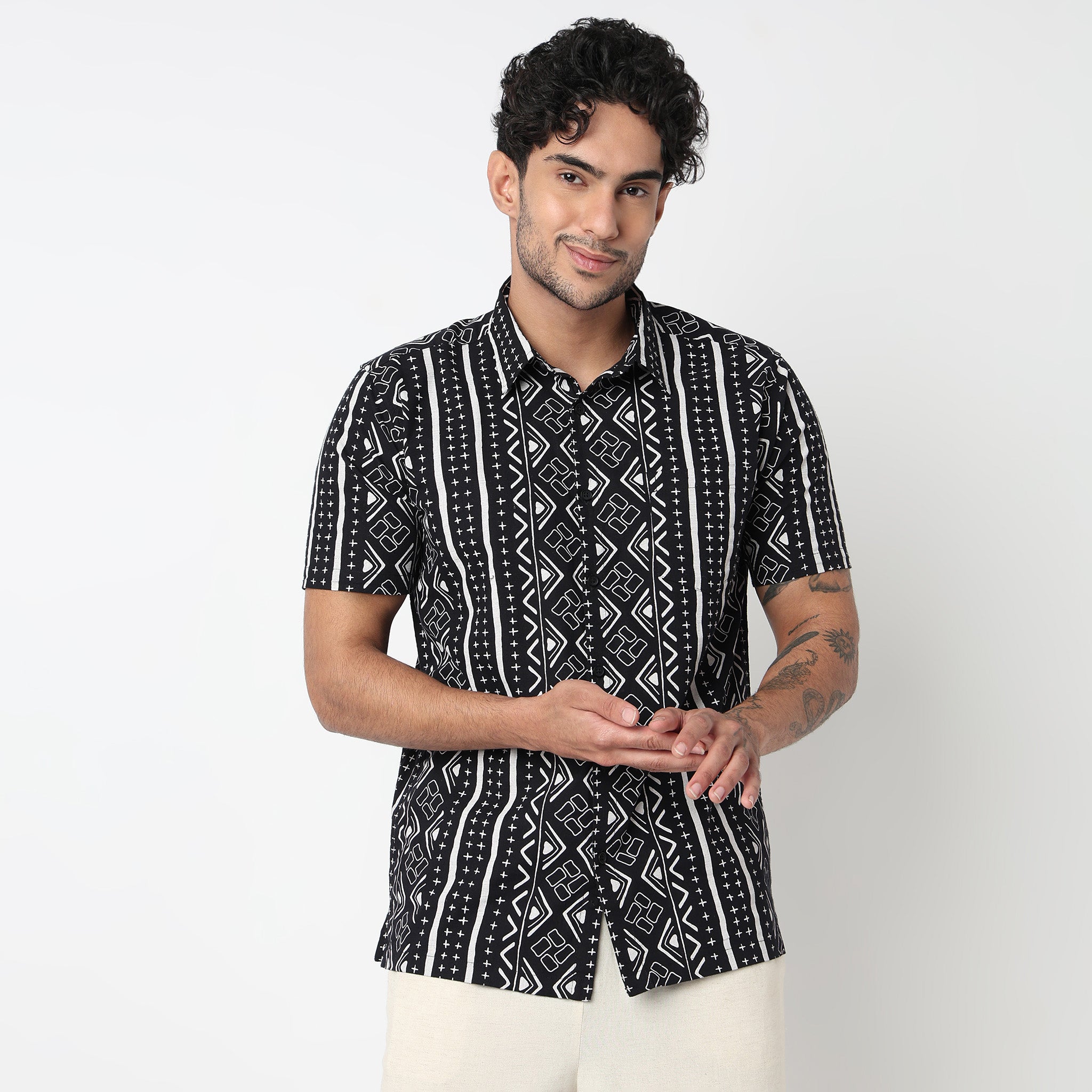 Cotton Printed Shirt