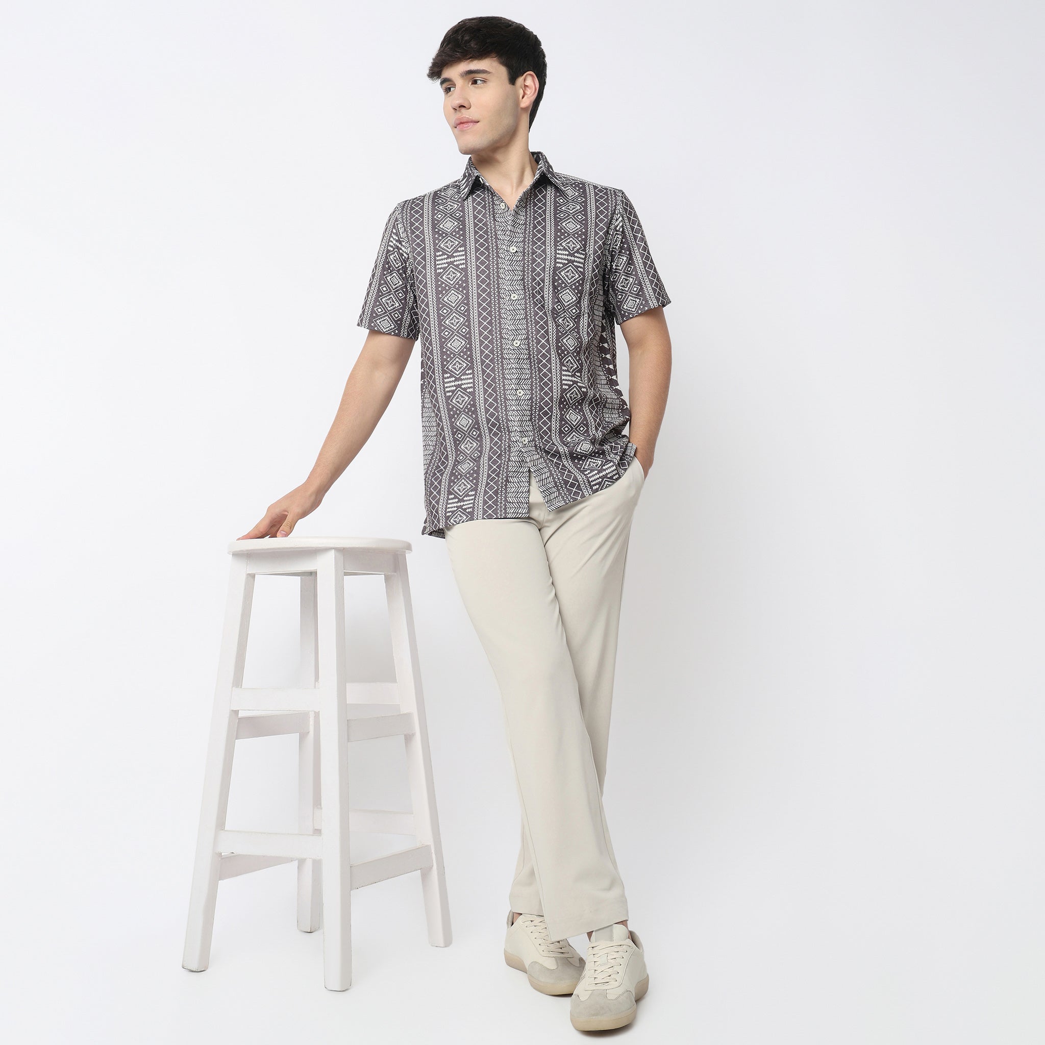 Relaxed Fit Printed Shirt