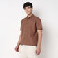 Point Down Schiffli Cotton Shirt