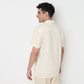 Buy Men Relaxed Fit Embroidered Half Sleeve Shirt  - Style Union