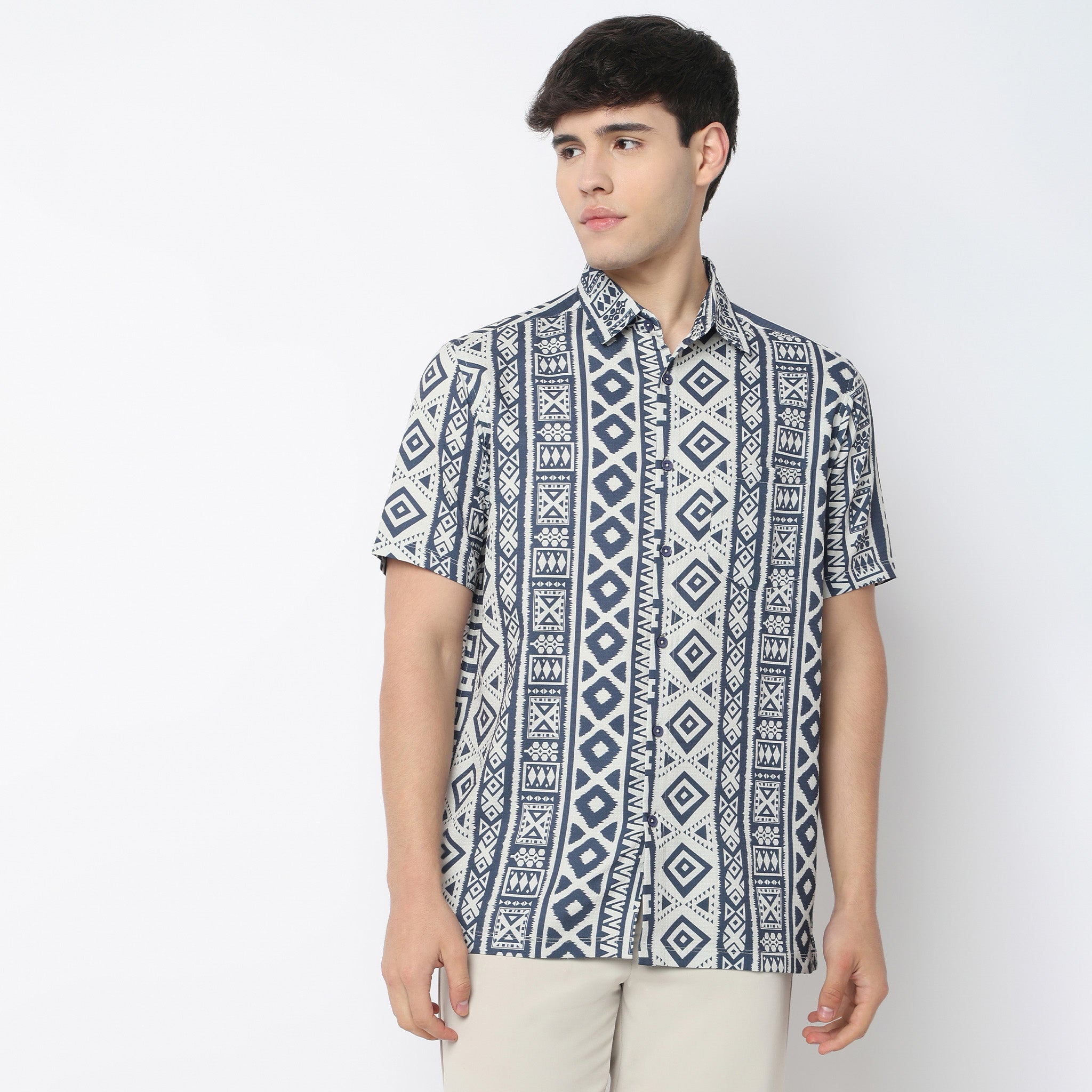 Relaxed Fit Printed Shirt