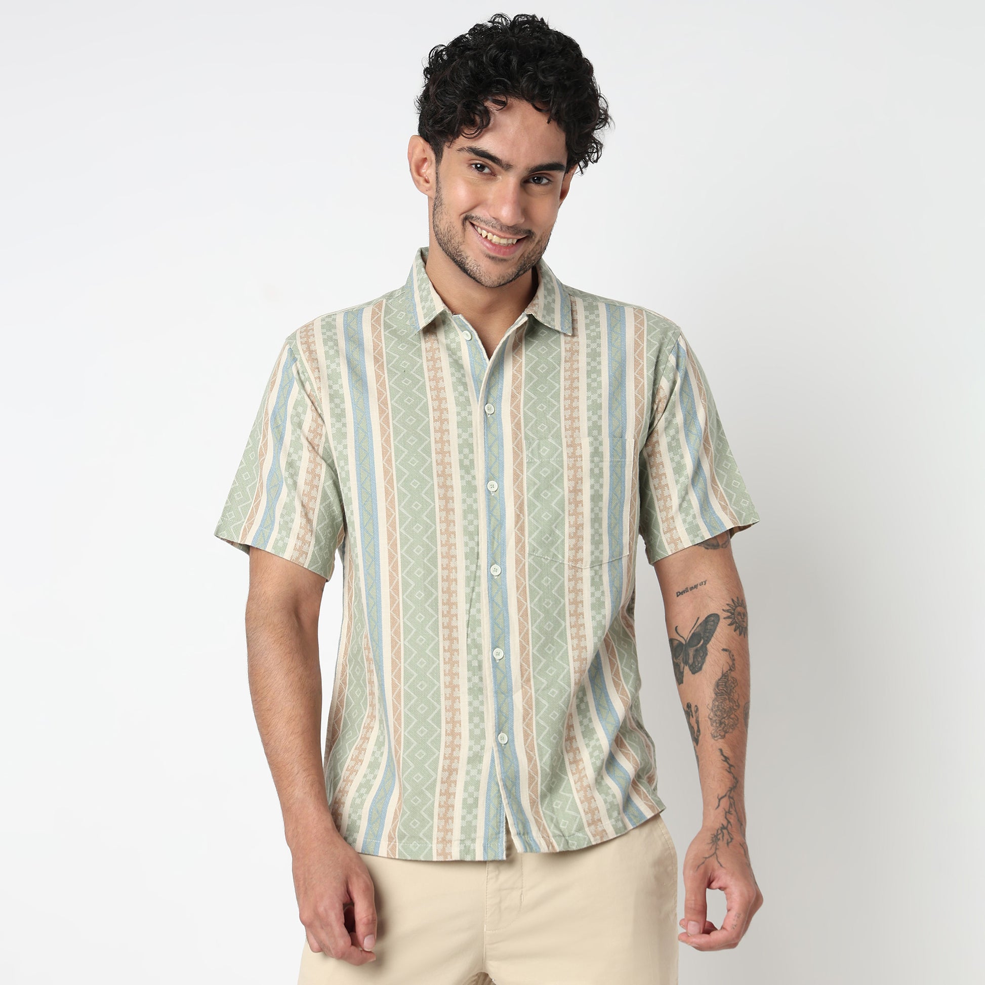 Cotton Printed Shirt