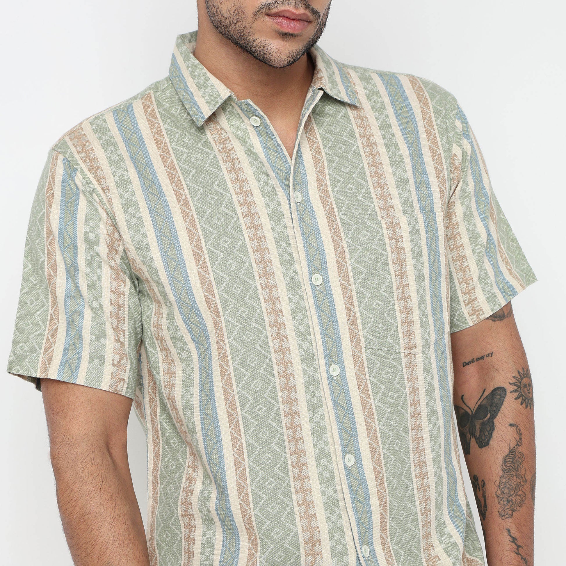 Cotton Printed Shirt