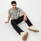Cotton Ethnic Camp Collar Shirt With Tribal Print
