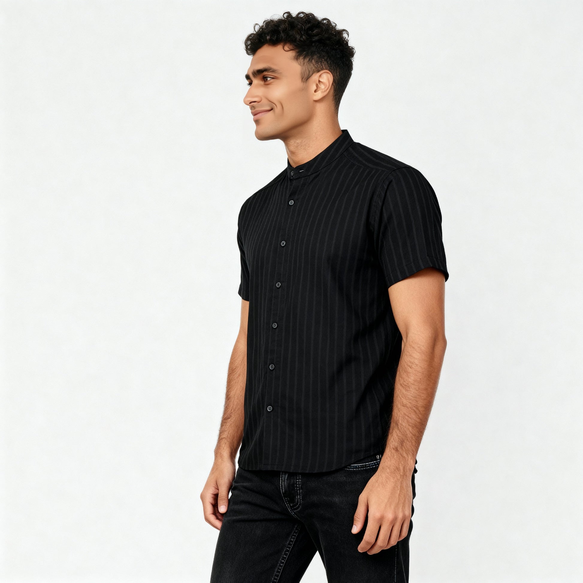 Solid Straight Shirt