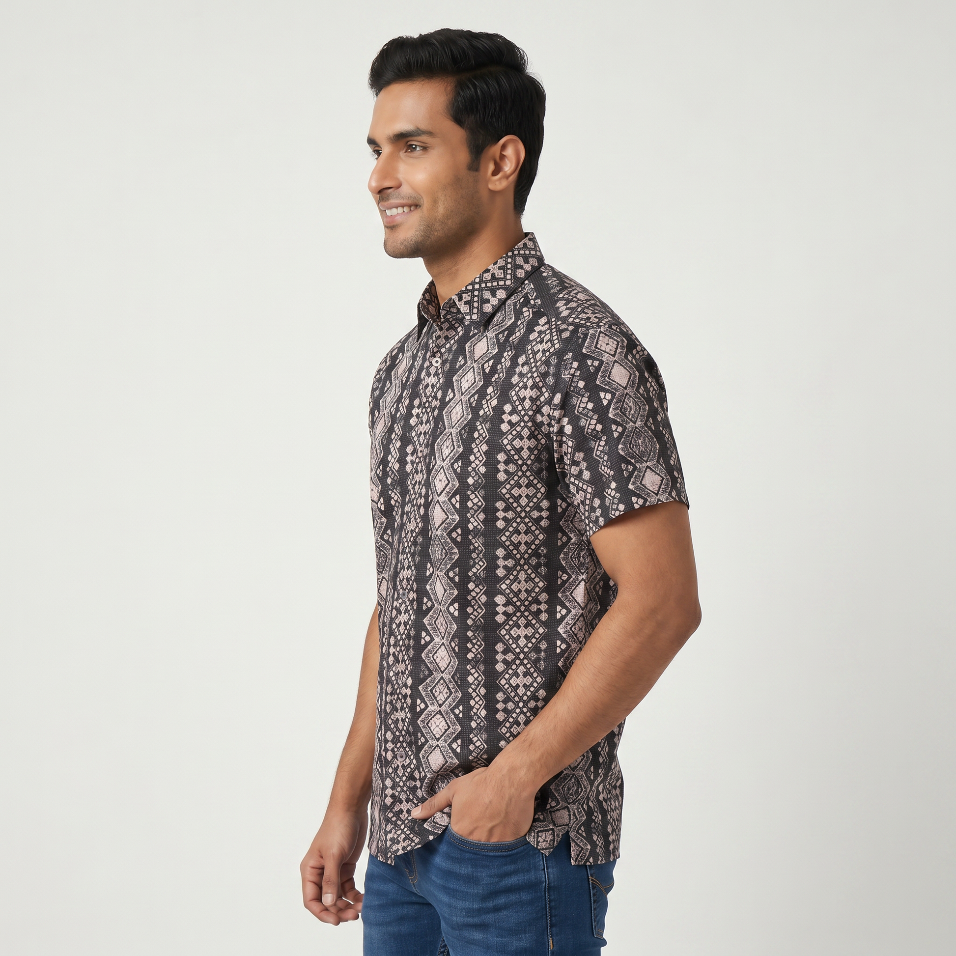 Printed Straight Shirt