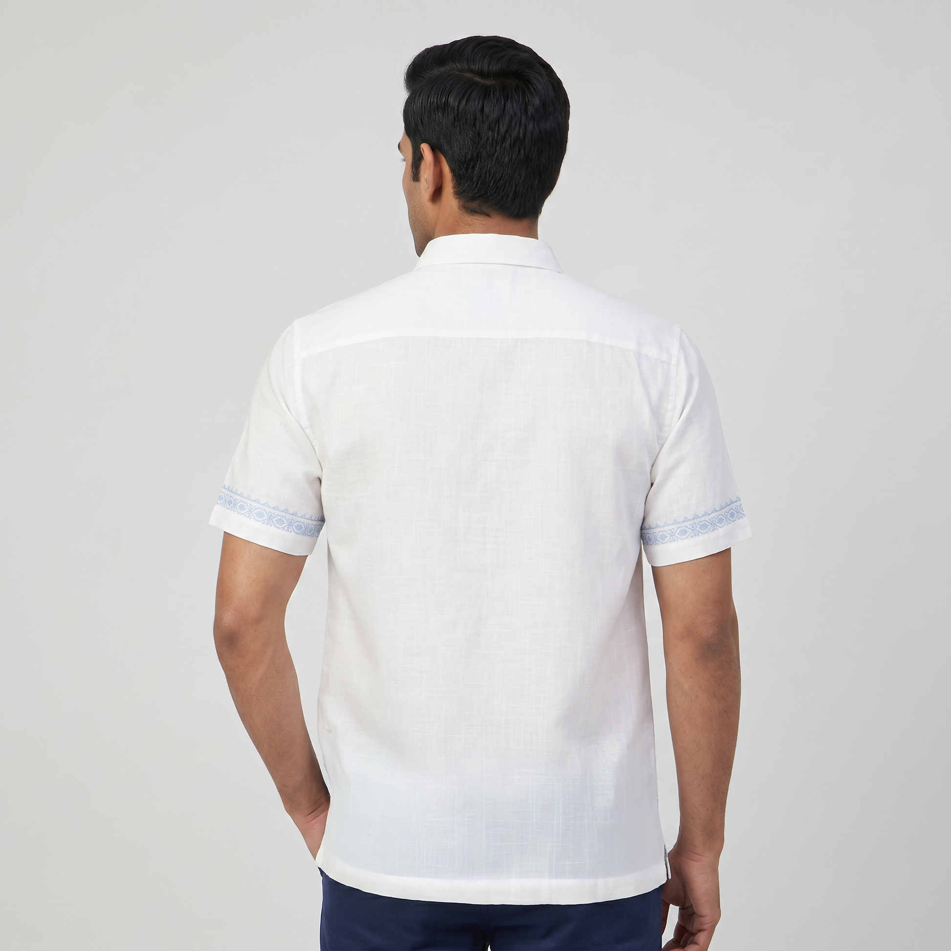 Cotton Embroidered Shirt
