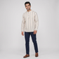 Cotton Jacquard Straight Shirt