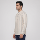 Cotton Jacquard Straight Shirt