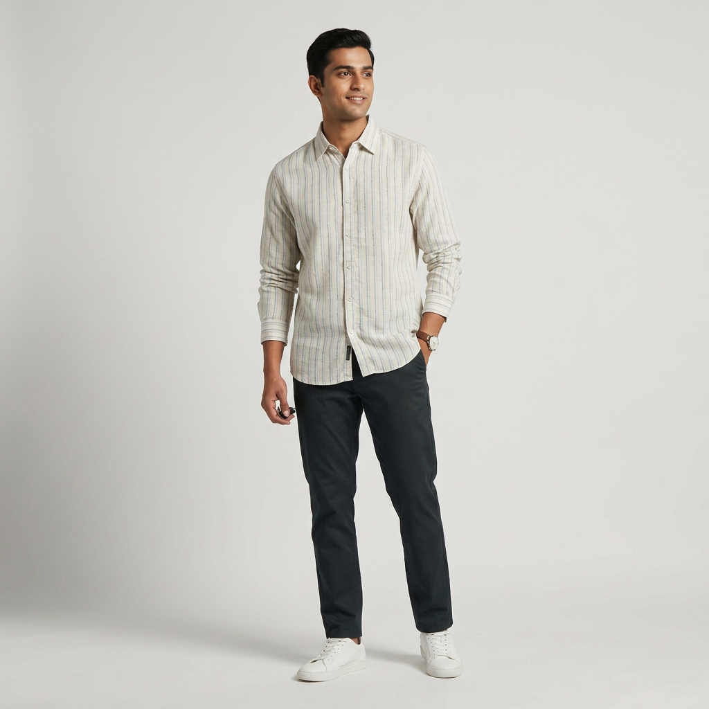 Striped Straight Shirt