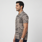 Cotton Printed Straight Shirt