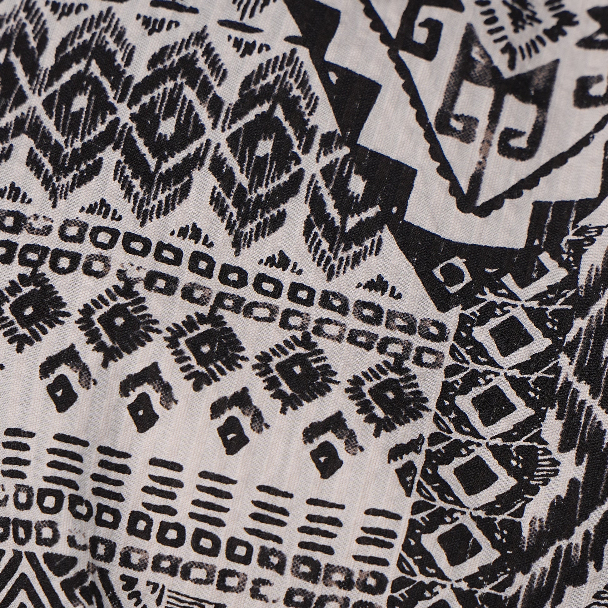 Cotton Printed Straight Shirt