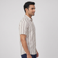Cotton Jacquard Straight Shirt