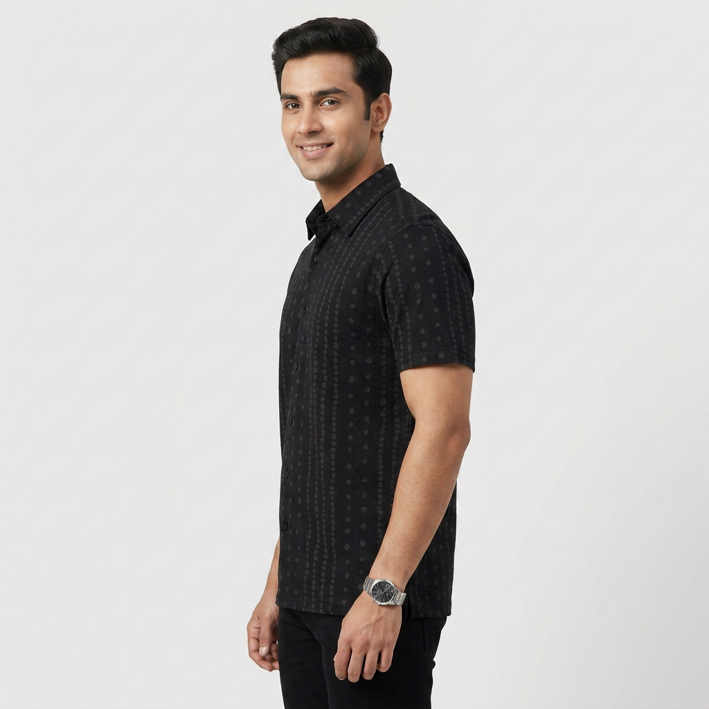 Jacquard Straight Shirt