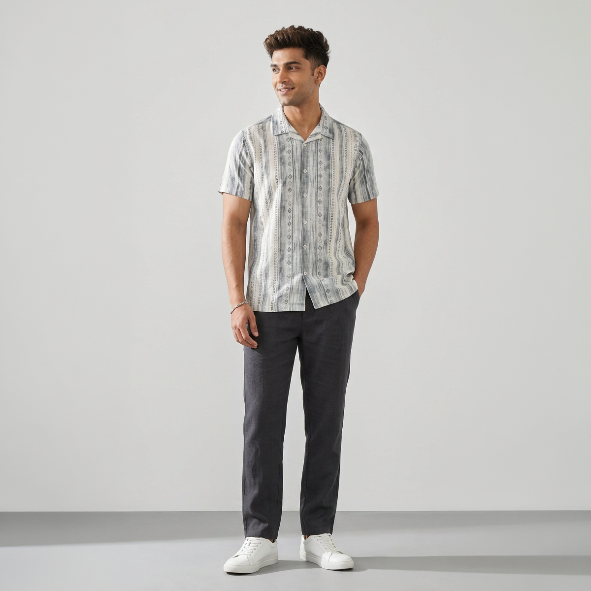 Digital Printed Straight Shirt